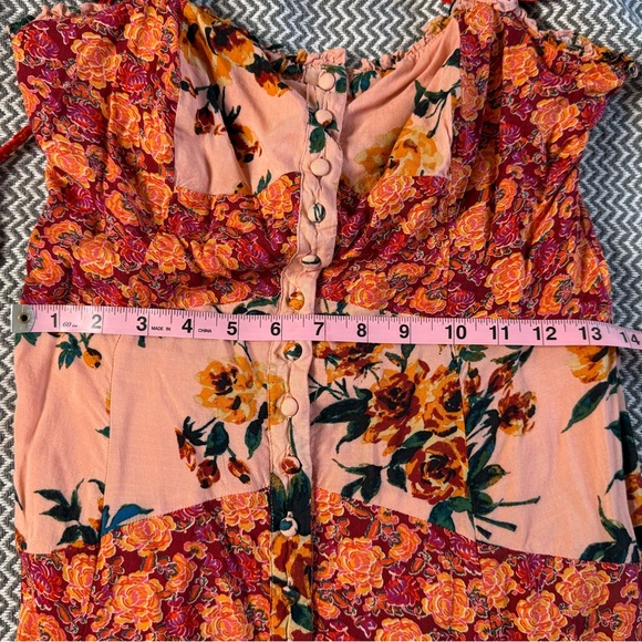 Free people lover boy floral maxi dress size 2 sundress summer cottagecore - Picture 13 of 13